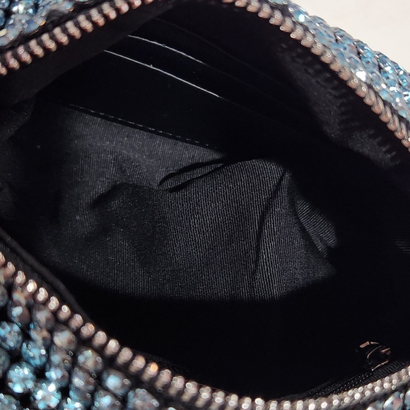 Madison West Rhinestone Chain Crossbody Purse - Picture 8 of 9